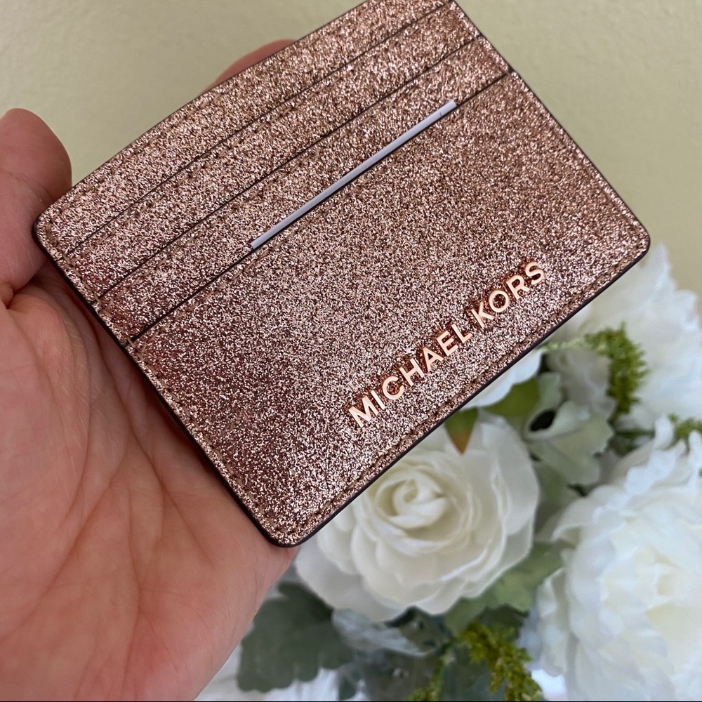 Bundle Michael Kors glitter mini Xbody & ID card - Picture 7 of 13